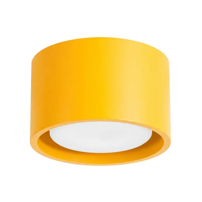 Bezpieczne zakupy Plafon aluminiowy kwadratowy żółty 10cm MODO 1 z serii MODO SL.2474 - Sollux Lighting