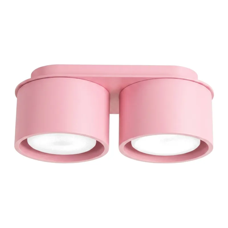 Bezpieczna płatność Plafon aluminiowy różowy 2-punktowy MODO 2 z serii MODO SL.2467 - Sollux Lighting
