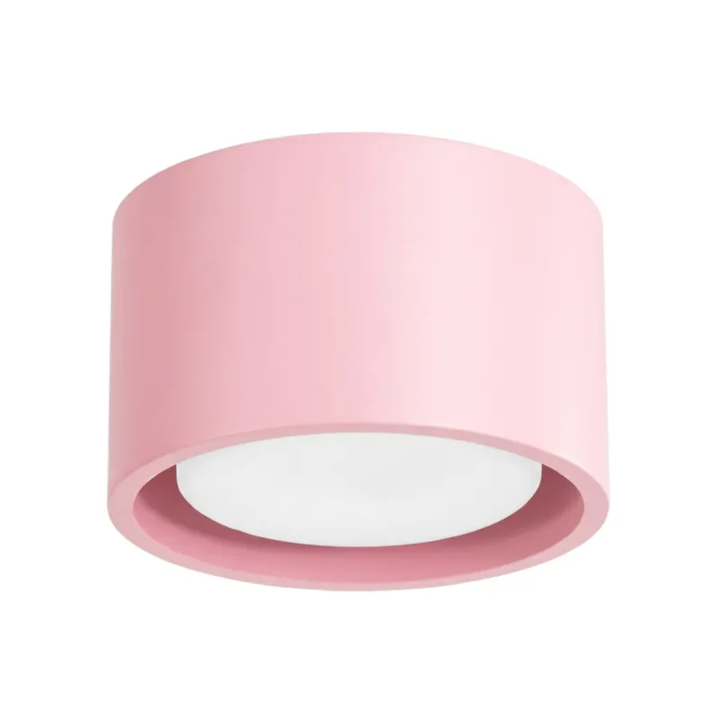 Plafon aluminiowy różowy kwadratowy 10cm MODO z serii MODO SL.2466 - Sollux Lighting Wyjątkowa oferta