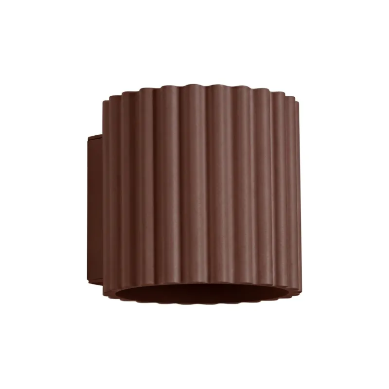 Kinkiet aluminiowy brązowy 1-punktowy AURA SL.2425 - Sollux Lighting Szybka dostawa