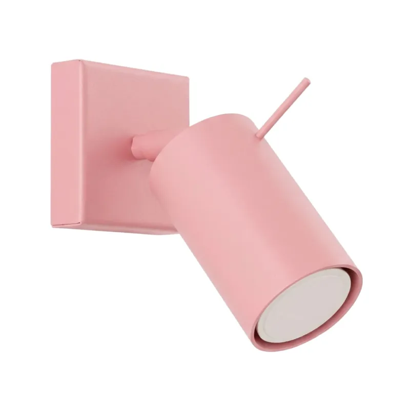Premium Kinkiet stalowy różowy 1-punktowy RING SL.2171 - Sollux Lighting
