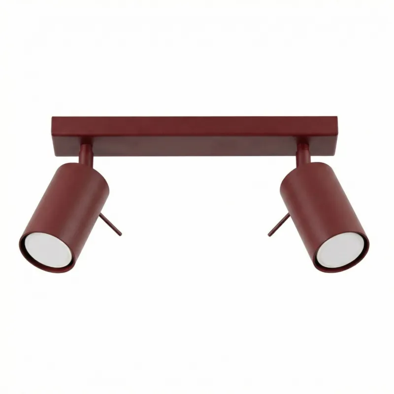 Plafon stalowy burgundowy 2-punktowy 30cm RING 2 z serii RING SL.2160 - Sollux Lighting Kup teraz