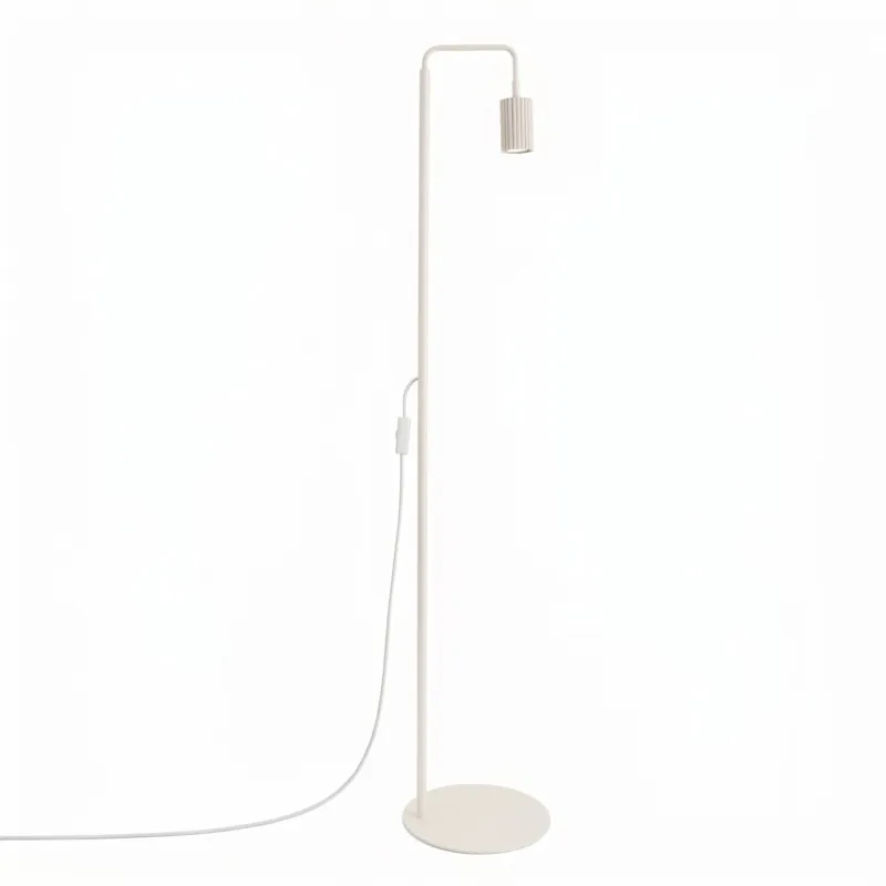 Premium Lampa podłogowa aluminiowa beżowa 160cm z serii KARBON SL.2017 - Sollux Lighting
