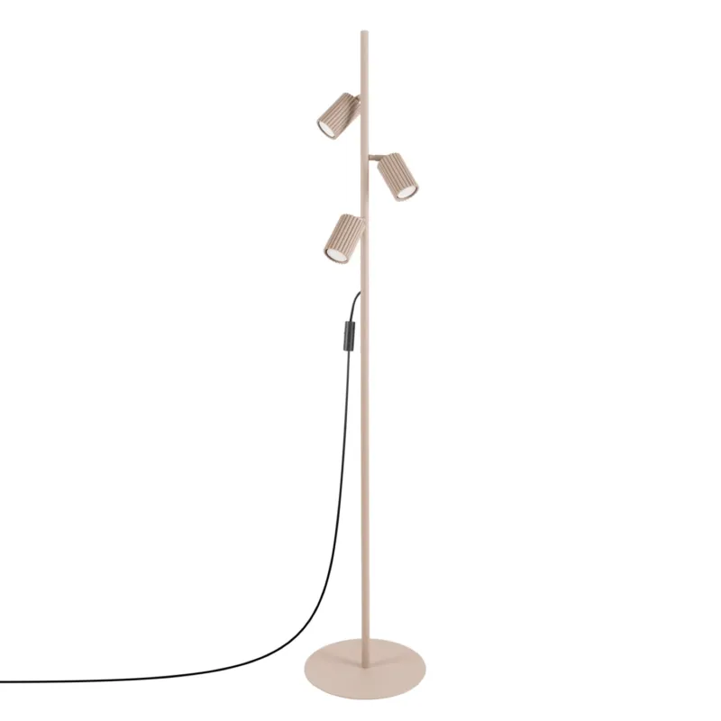 Szybka wysyłka Lampa podłogowa aluminiowa taupe 155cm KARBON 3 z serii KARBON SL.2020 - Sollux Lighting