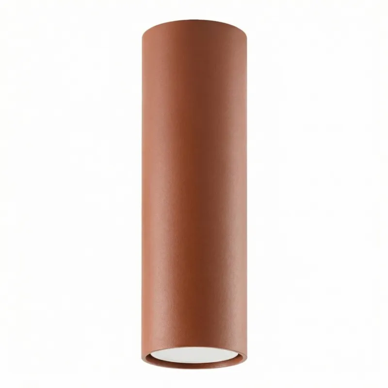 Super okazja Plafon stalowy prostokątny ochra czerwona 20cm z serii LAGOS SL.2074 - Sollux Lighting