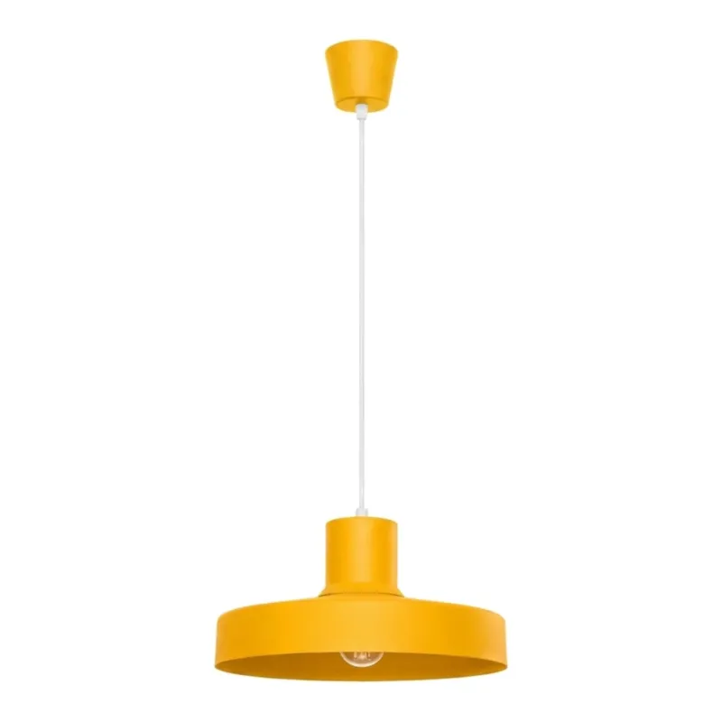 Bestseller Lampa wisząca stalowa kula żółta 35cm z serii BILO SL.2056 - Sollux Lighting