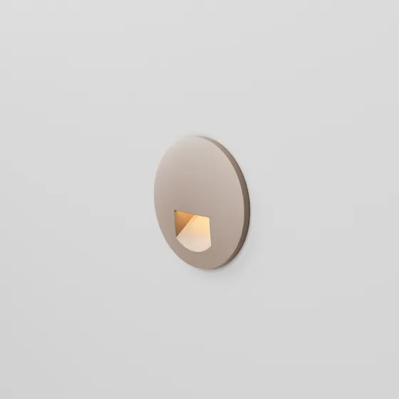 Lampa schodowa EMOT round LED M930 ON/OFF wall taupe 26589-M930-DT-00-82 - AqForm Niska cena