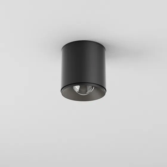 Lampa sufitowa QRLED next hermetic M930 52° ON/OFF surface black 47063-M930-W3-00-12 - AqForm Oferta
