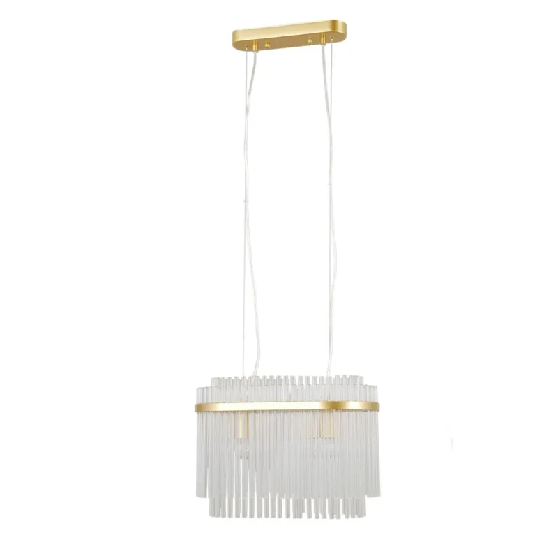 Zamów teraz Lampa wisząca złota szklana 2-punktowa PND-40929-2A-GD z serii Bonte - Lampy Italux