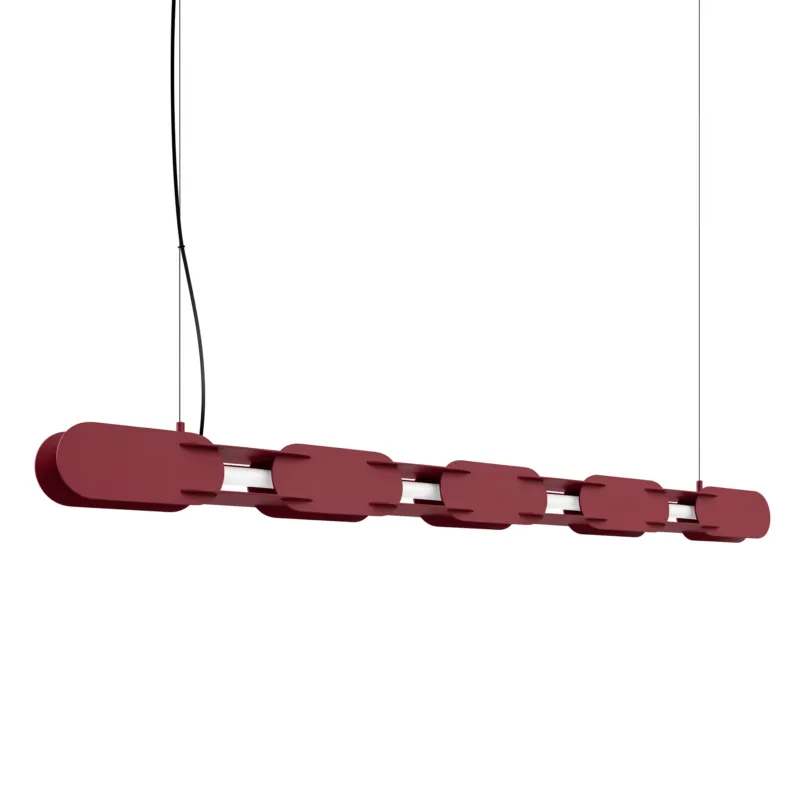 Lampa wisząca CHAIN 158 burgund LED 4000K TH.1039 - Thoro Do wyczerpania zapasów