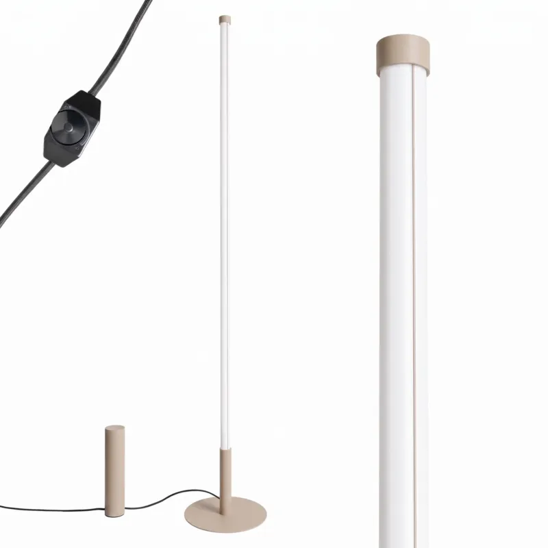 Lampa podłogowa TRANG taupe 3000K TH.1001 - Thoro Tylko dziś