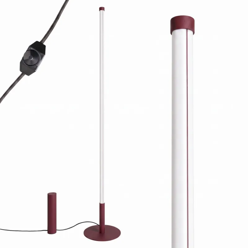 Lampa podłogowa TRANG burgund 3000K TH.994 - Thoro Ekspresowa dostawa