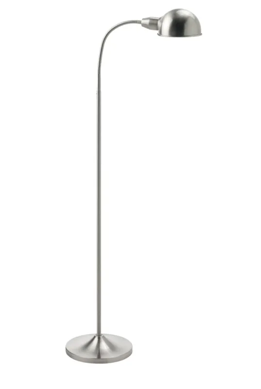 Lampa podłogowa PEP chrom matowy 1xE27 giętka 8421797668617 - MDC Wysoka jakość