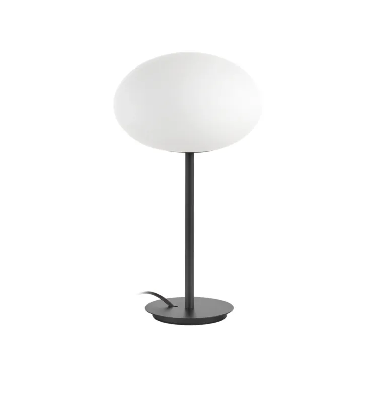 Zamów dziś Lampa stołowa PRESS czarny 1xE27 szkło mleczne 8421797895198 - MDC