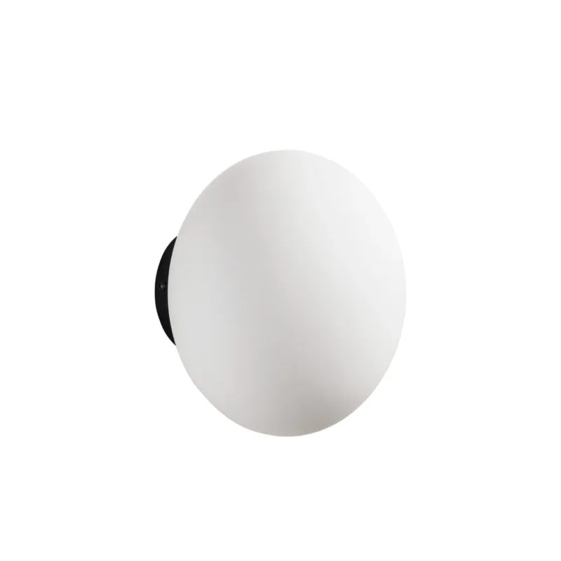 Kup teraz Lampa ścienna PRESS czarny 1xE27 szkło mleczne 8421797895297 - MDC