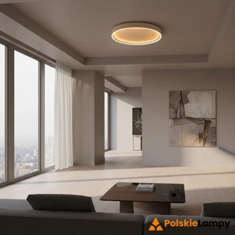 Nowy 9069-113L Lampa sufitowa BORMES 60cm Sand - Aviano Lighting