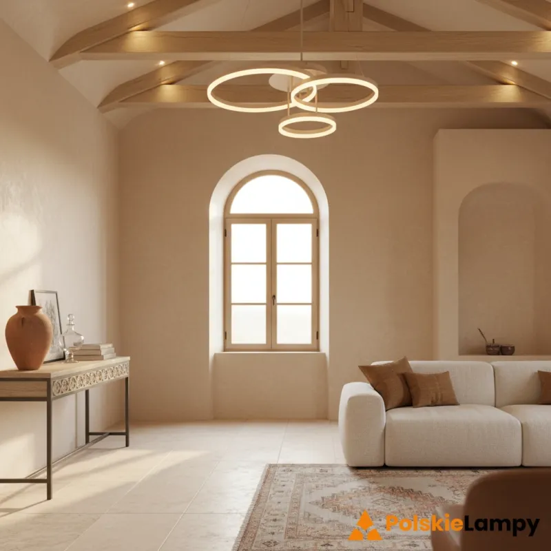 9055-313 Lampa sufitowa trójka RAVELO piaskowy - Aviano Lighting Cena promocyjna