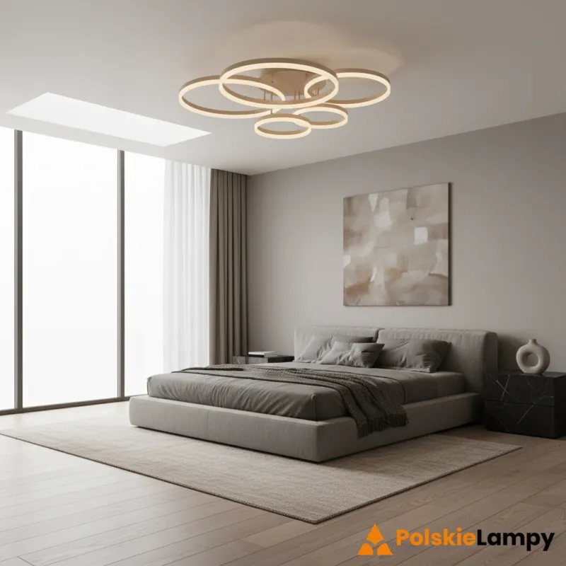 9055-513 Lampa sufitowa piątka RAVELO piaskowy - Aviano Lighting Do wyczerpania zapasów