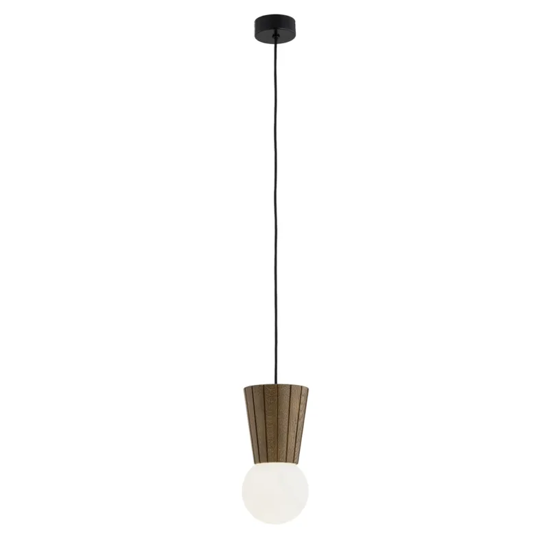 Lampa wisząca VOLANTE ciemne drewno dąb dark honey 8952 - Argon Tani