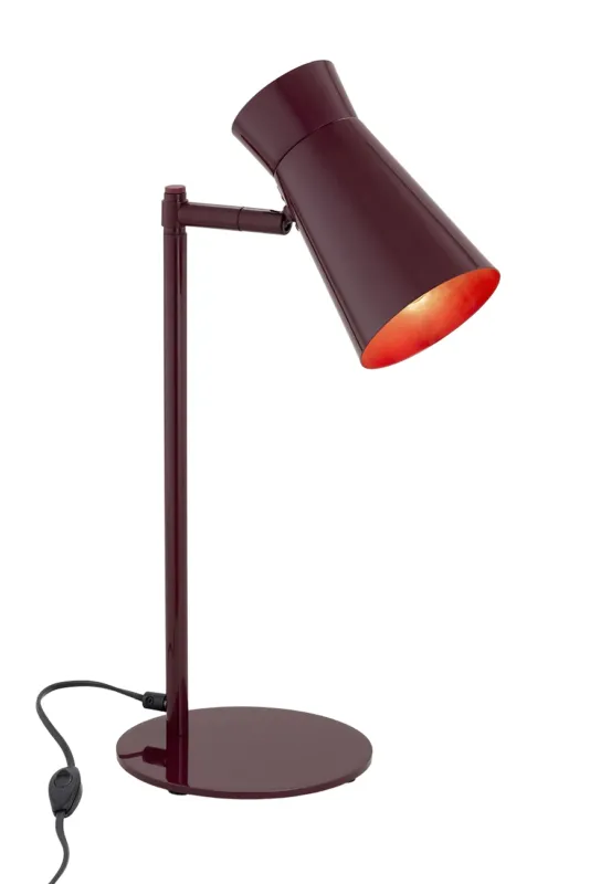 Bestseller Lampa biurkowa LORD bordowy 8877 - Argon