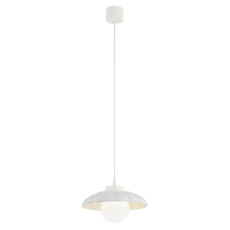 Lampa wisząca z ceramiki bolesławieckiej BOLL kremowy 8947 - Argon Super okazja