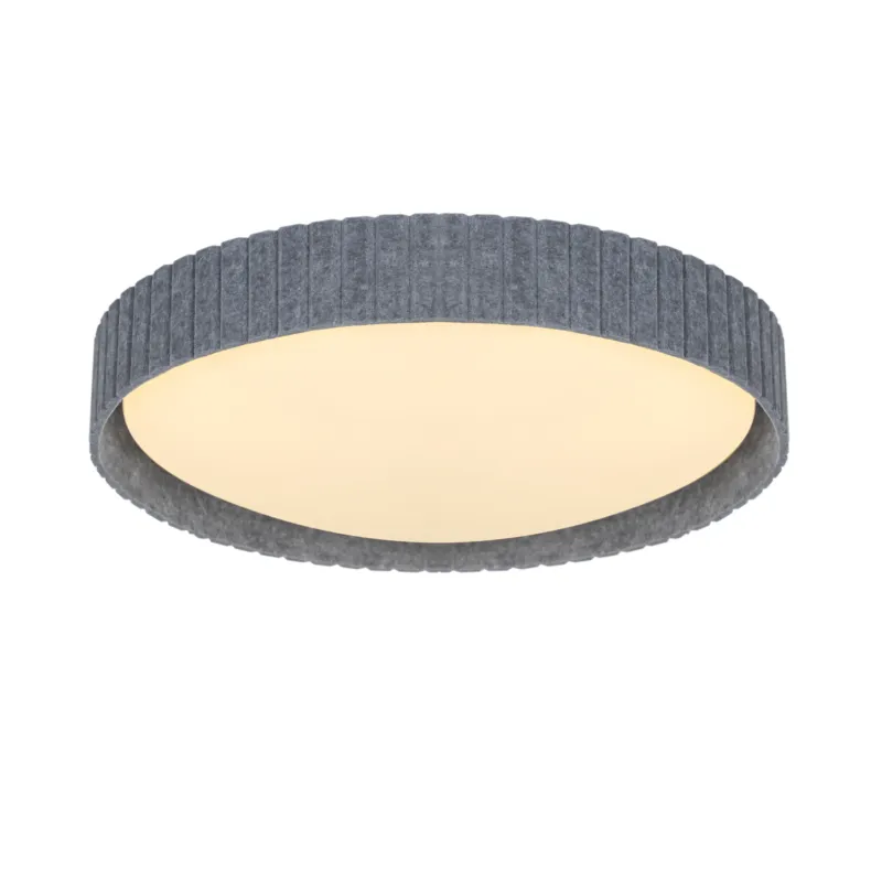 Bezpieczne zakupy Lampa sufitowa Corato 50 cm na szarym filcu 3xE14 NO2512466010 - Nordlux