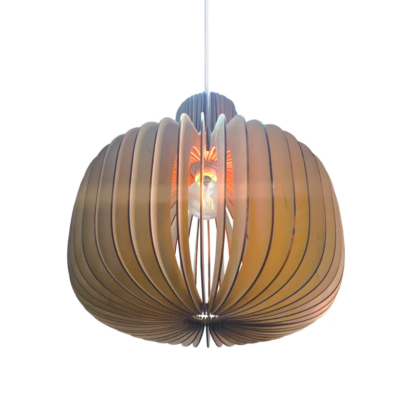 Popularny Lampa wisząca drewniana E27 Hazo NO2512053014 - Nordlux