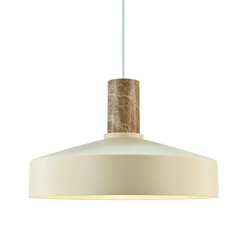 Lampa wisząca beżowa z marmurowym dodatkiem Elvas NO2512013009 - Nordlux Cena promocyjna