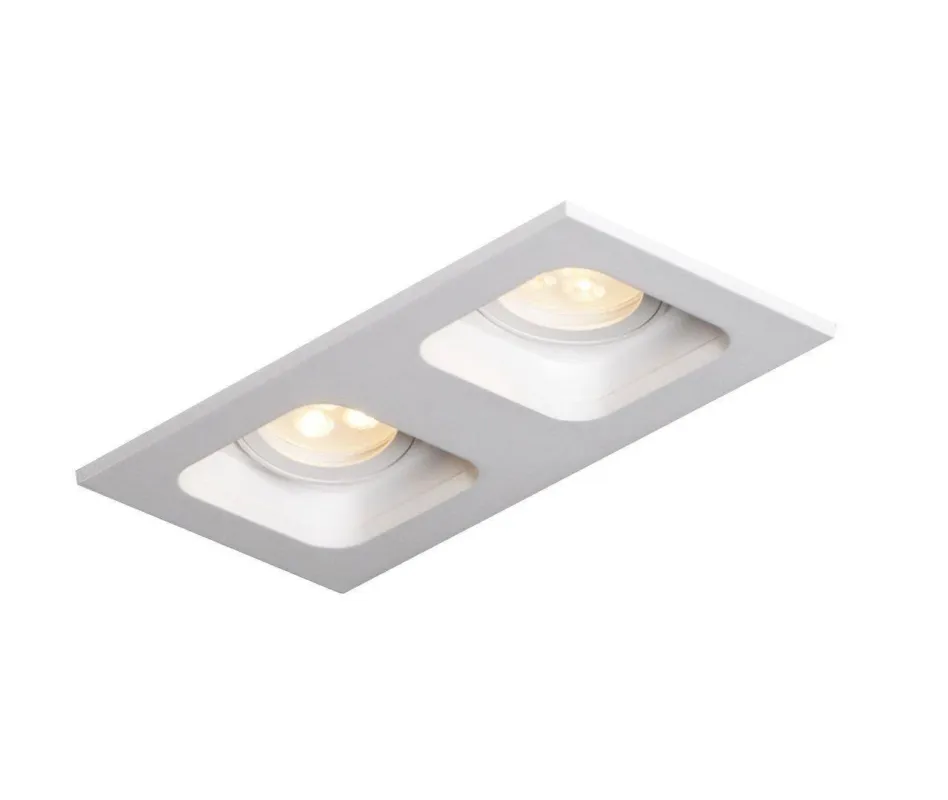 Oprawa sufitowa Double miniQuad 2xGU5.3/MR16 biała wpuszczana MSTC-05355550 - Mistic Lighting Najlepsza cena