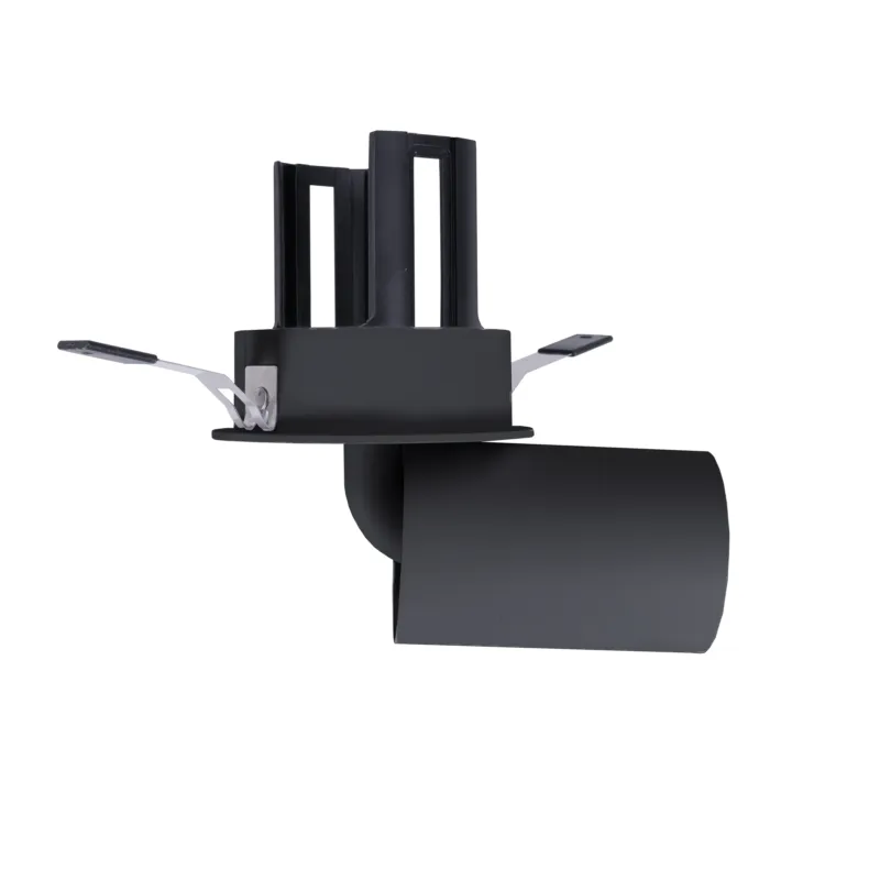 Nowy Lampa sufitowa HALO F BLACK PODTYNKOWA H0131 - MaxLight