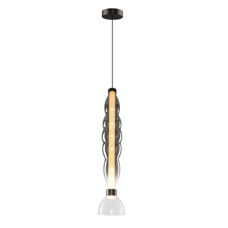Dostępne od ręki Lampa wisząca LUCCO smoked 18W ML1415 - Milagro
