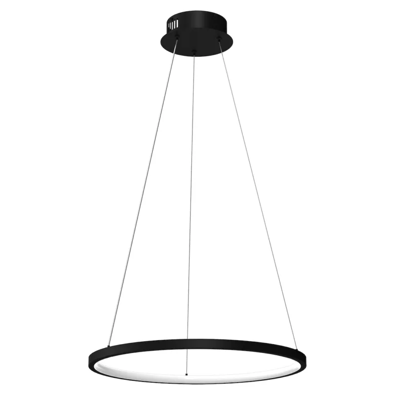 Obniżka ceny Lampa wisząca HOOP BLACK 27W LED ML1541 - Milagro