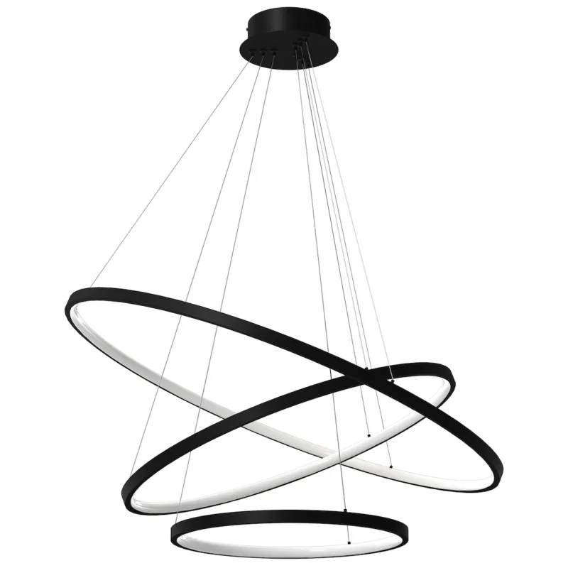 Lampa wisząca HOOP BLACK 93W LED ML1543 - Milagro Ograniczona ilość