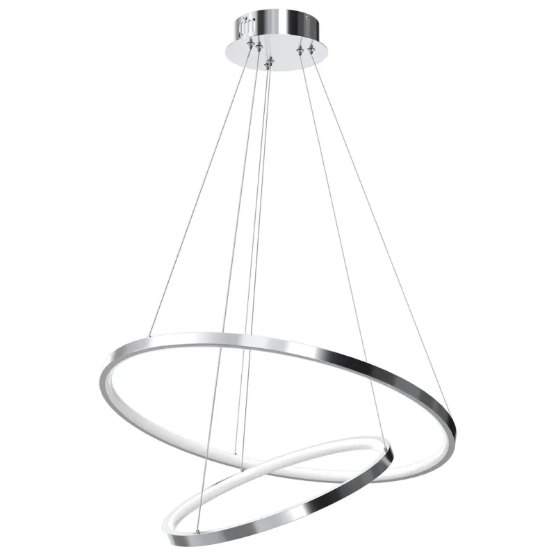 Ekspresowa dostawa Lampa wisząca HOOP CHROME 51W LED ML1550 - Milagro