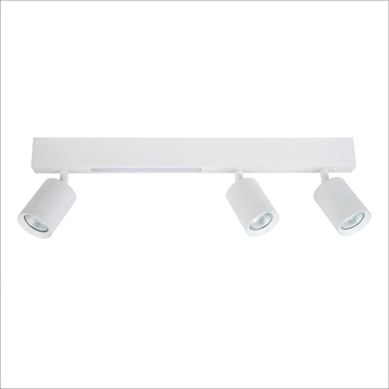 Kup teraz Lampa Sufitowa Magnet 9W+3xGU10 3000/4000 Biały ML1135 - Milagro