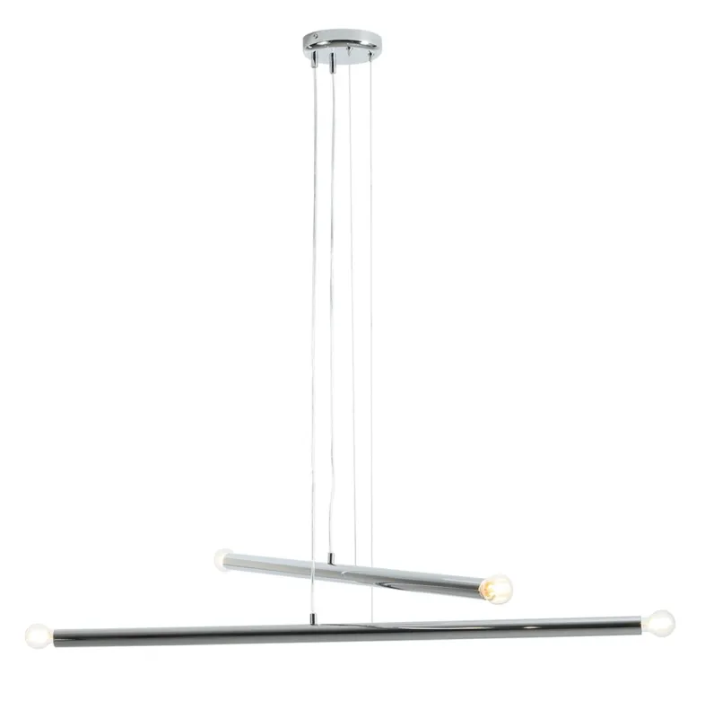 Aldex Lampa wisząca metalowa chromowana 4-punktowa 1072L4 z serii TUBO Oferta czasowa
