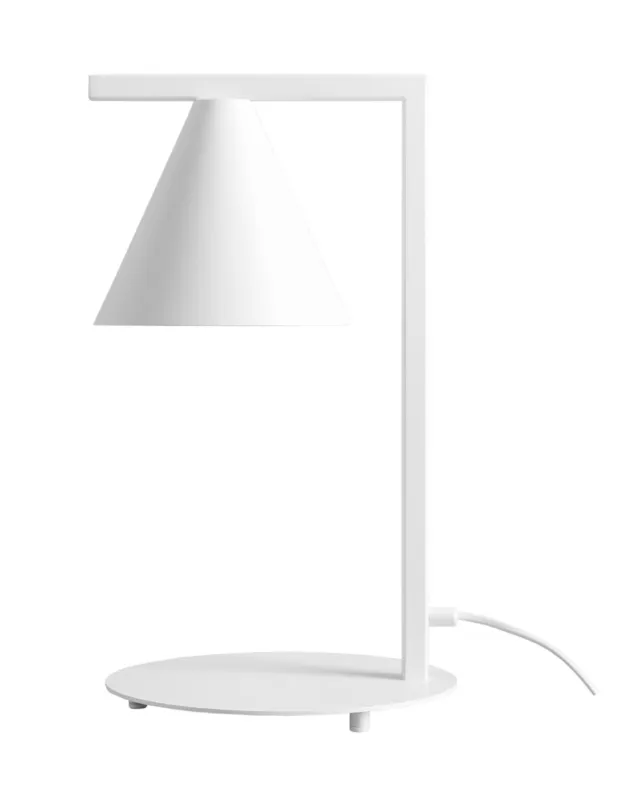 Hit cenowy Aldex Lampka biurkowa metalowa biała 40cm 1108B z serii FORM