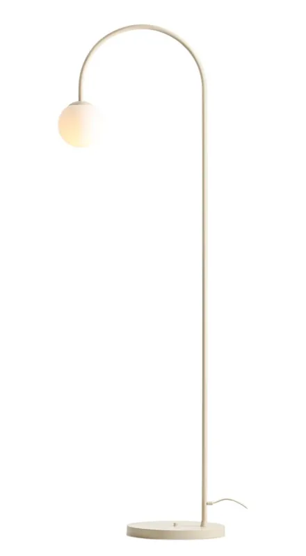 Aldex Lampa podłogowa metalowa kremowa 157cm 1116A9 z serii UNA Sprawdź teraz