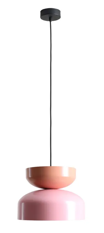 Aldex Lampa wisząca metalowa czarno-koralowa 30cm 1132G18_11_C z serii TULA Wyprzedaż