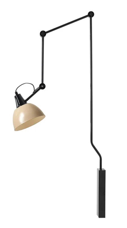 Obniżka ceny Aldex Kinkiet metalowy czarno-beżowy 107cm 1141C3_17 z serii AIDA