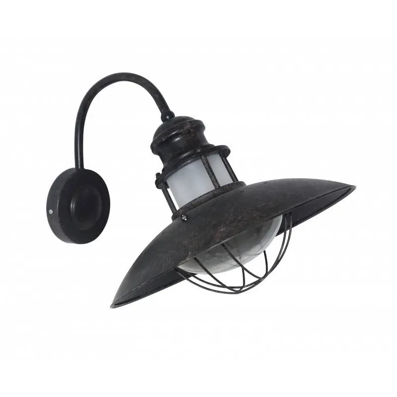 Kinkiet Retro loft zewnętrzny Czarny E27 Gloria ABR-KRIZ-E27-B - Abruzzo Bestseller