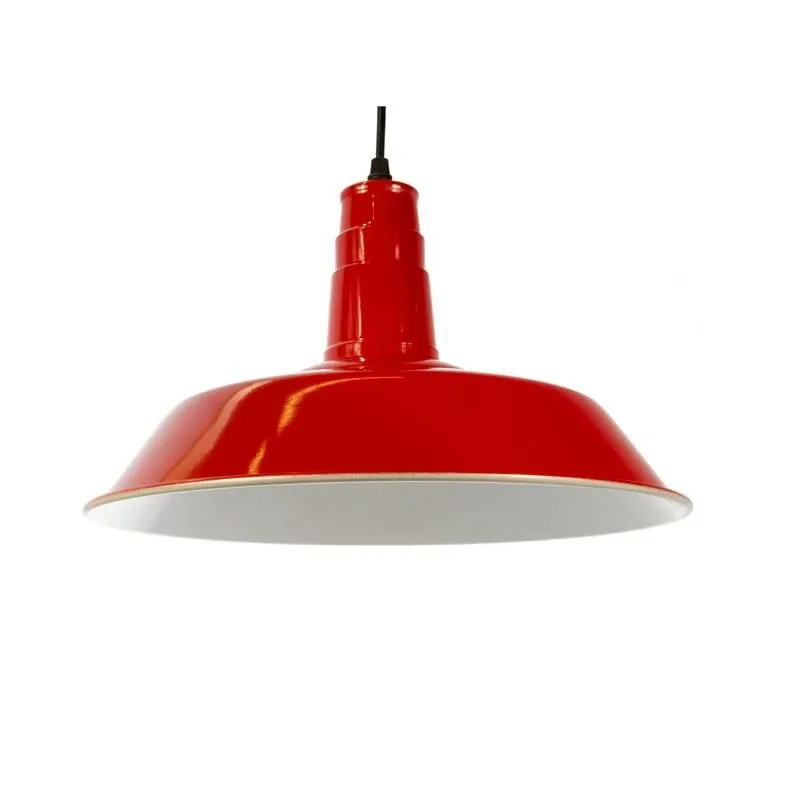 Lampa wisząca Retro Loft Czerwona 36cm E27 Grote ABR-LWRG-R - Abruzzo Zniżka