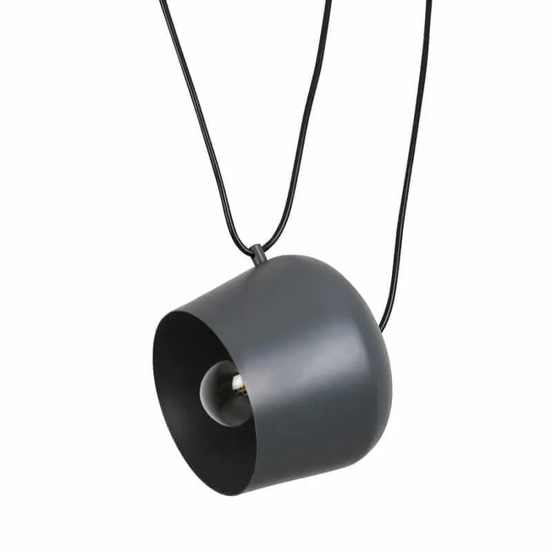 Promocja Nowoczesna Lampa wisząca Ø30cm Czarna Rittoro Uno ABR-LWRU-B - Abruzzo