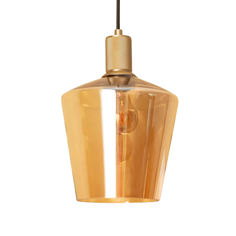 Lampa wisząca Szklany kielich E27 20cm Ogi ABR-LWOGI - Abruzzo Okazja