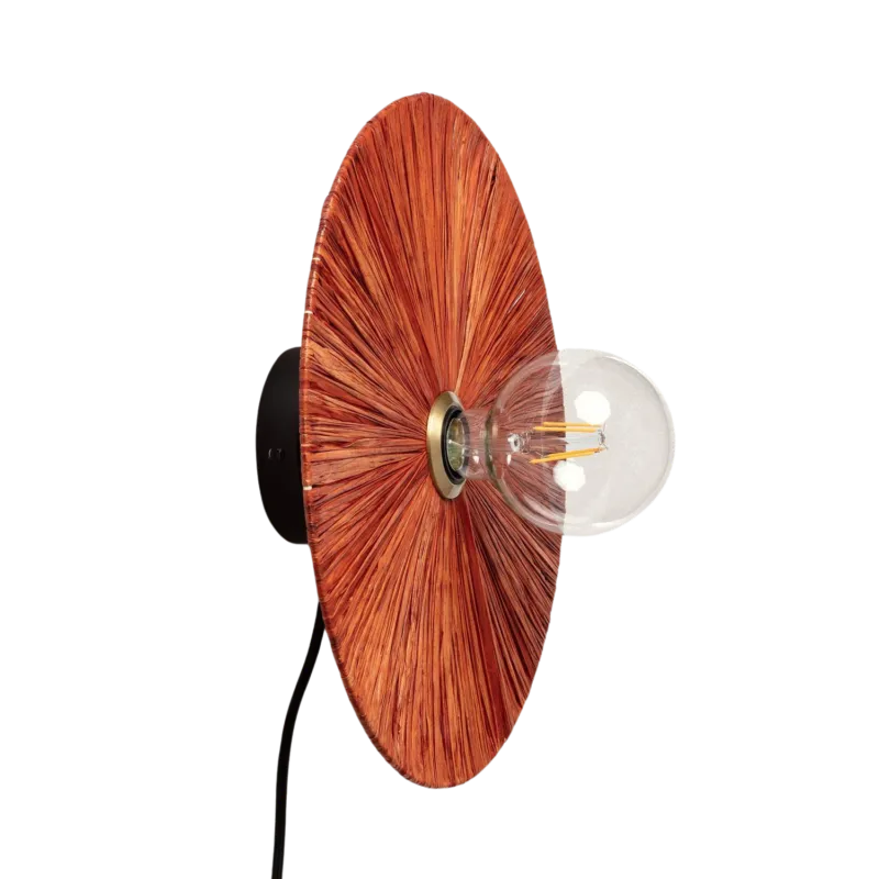 Kup online Kinkiet Boho Brąz 35cm E27 Talerz Kinto ABR-KBTK-B - Abruzzo