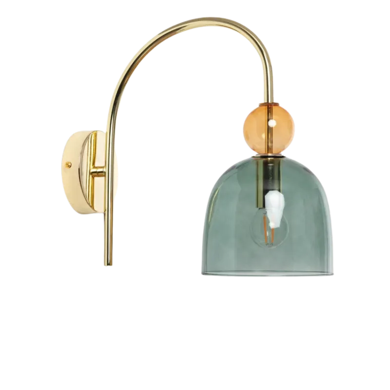 Lampa wisząca SzklanaE14 15cm Koloreno ABR-KOLOK-Z - Abruzzo Rabat