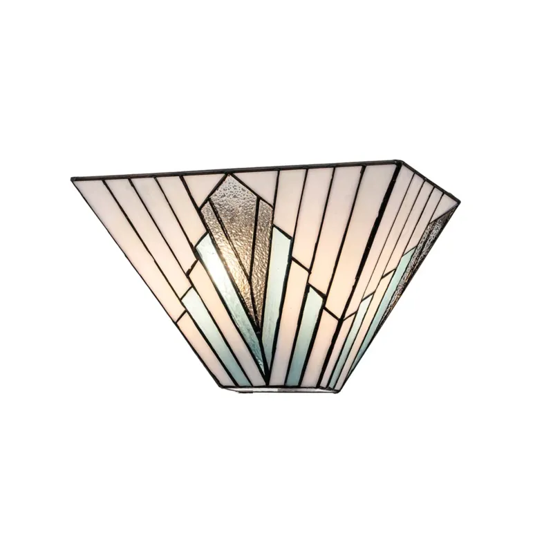 Hit sprzedaży Kinkiet witrażowy multikolor 30cm TF-ALDERLEY-WU z serii ALDERLEY - Elstead Lighting
