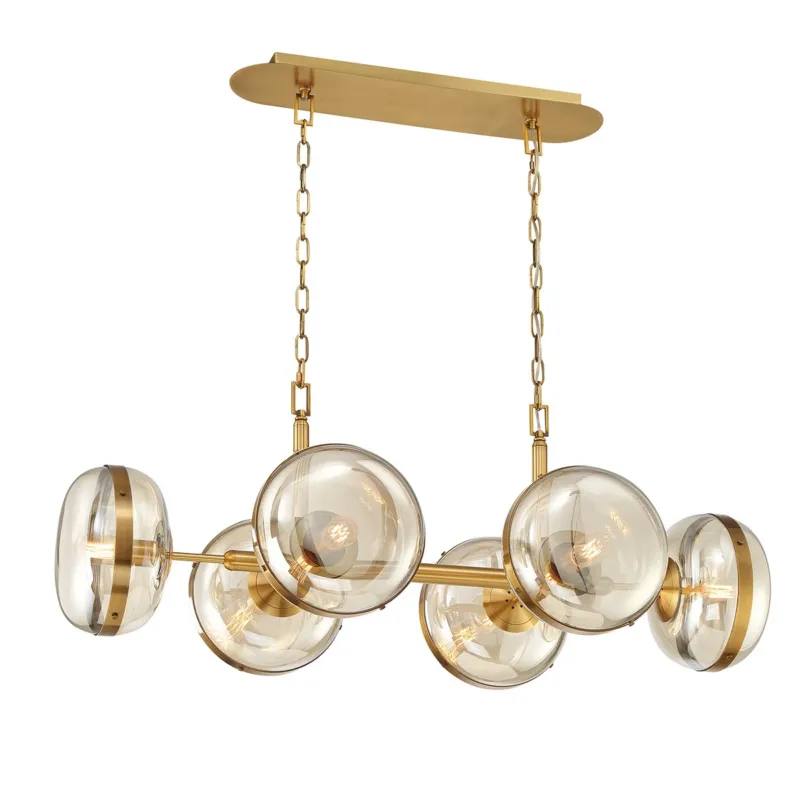 Lampa wisząca Nottingham QN-NOTTINGHAM-6LP-AB - Quintiesse Promocja