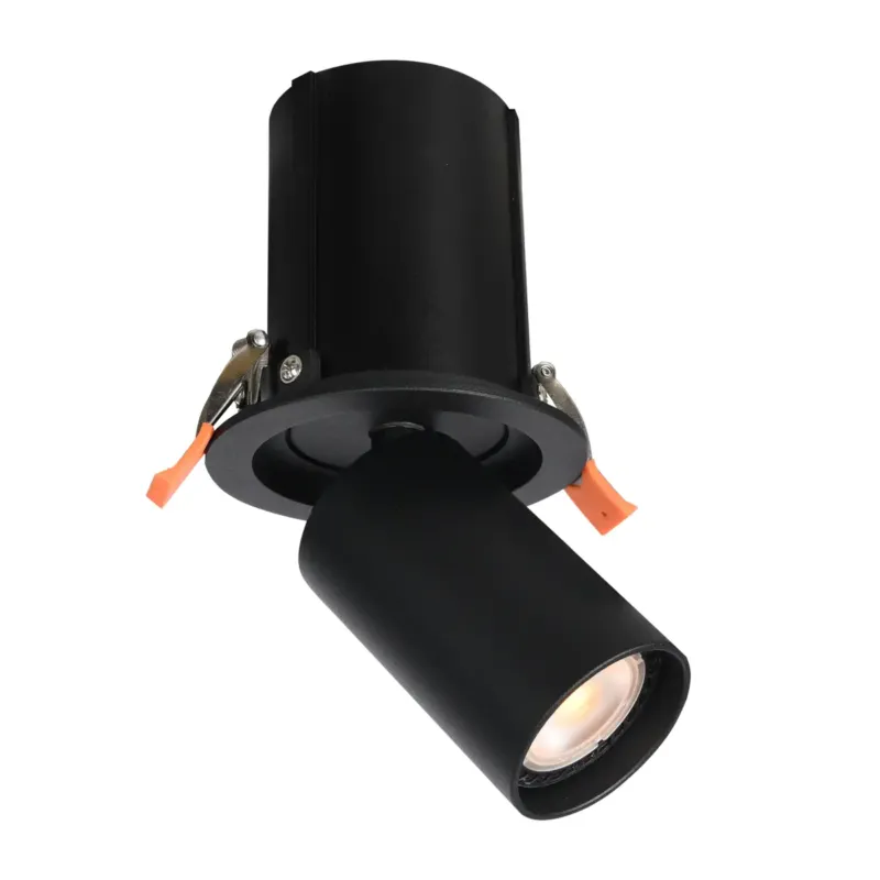 Zamów dziś Reflektor sufitowy wpuszczany czarny metalowy SPL-50310-1R BK z serii TERMO - Lampy Italux