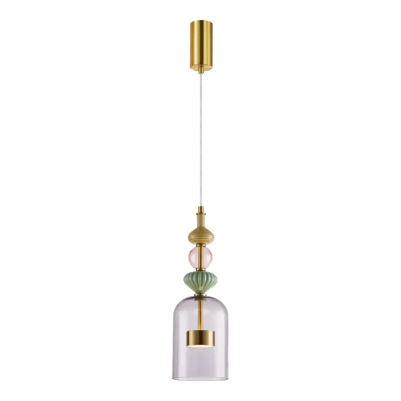 Milagro Lampa wisząca ARTE 12W LED śr. 13cm mosiądz ML0359 Okazja
